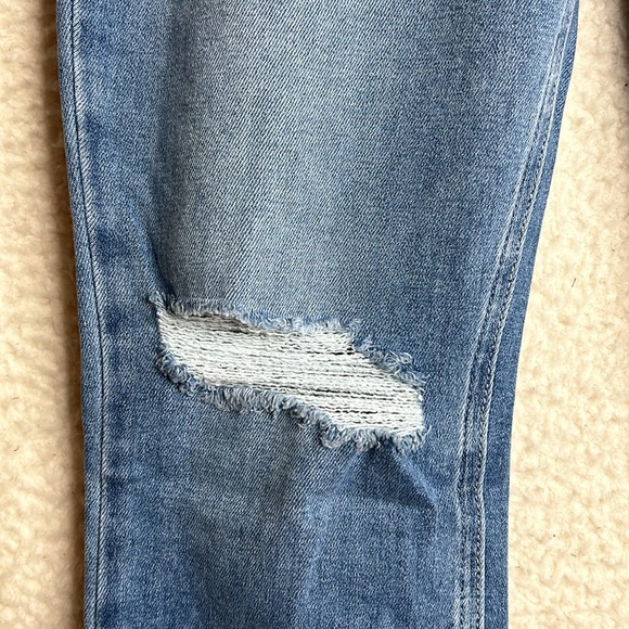 NWOT Paige Womens Verdugo Ankle Ripped Raw Hem Skinny Denim Jeans Blue SIZE 26 - Picture 4 of 11